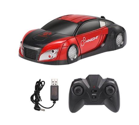 JR/C Q8 Transformer Deformed Wall Climbing Car Deformation Robot RC Toys with 360'Light Rotate Remote Control for Kids Gift